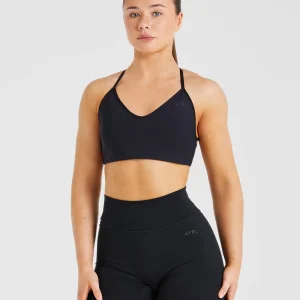 Essential Crossback Sports Bra - Noir
