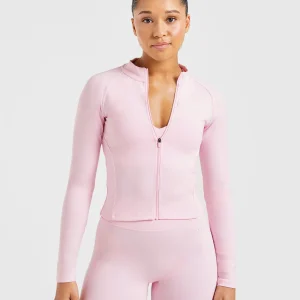 Staple Zip Jacket - Pastel Rose