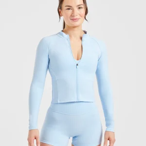 Staple Zip Jacket - Pastel Bleu