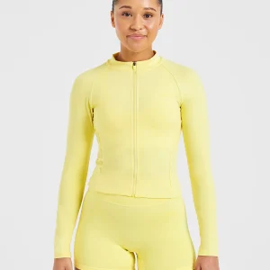 Staple Zip Jacket - Pastel Lemon