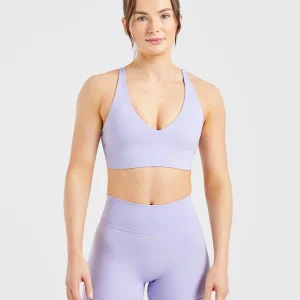 Staple Sports Bra - Pastel Lavender