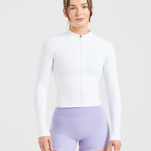 Staple Zip Jacket - Blanc