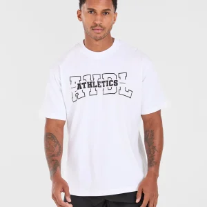Athletics Oversized T Shirt - Blanc