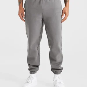 Etched Joggers - Steel Grey