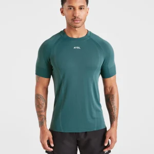 Attain Seamless T Shirt - Pine Forest