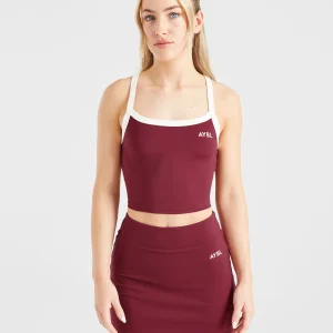 Courtside Tank Top - Summer Cherry