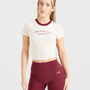 Courtside Baby Tee - Off White