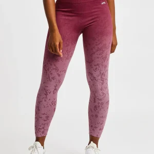Flare Seamless Leggings - Plum