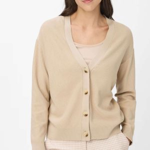 Cardigan encolure en V