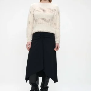 Chandail ajouré à encolure ronde