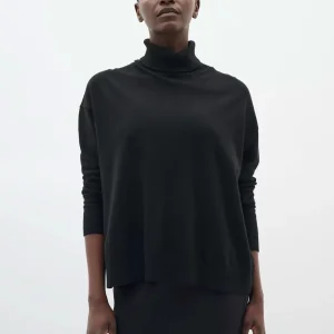 Chandail à col roulé coupe décontractée Glea