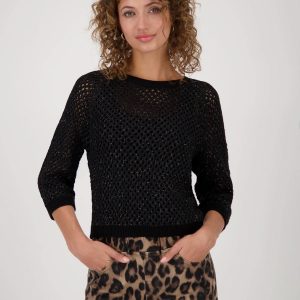 Chandail en maille ajourée