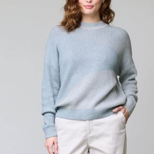 Chandail en tricot côtelé