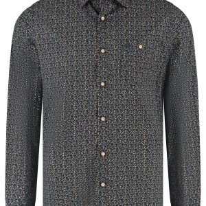 Chemise imprimée à petits motifs colorés