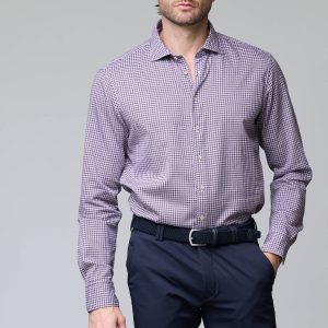 Chemise à motif géométrique