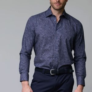 Chemise à motif texturé