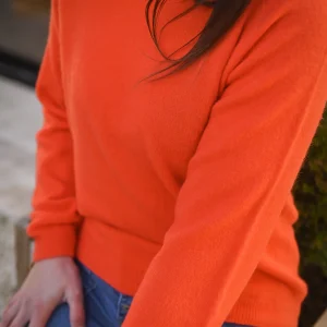 Pull orange Gabin