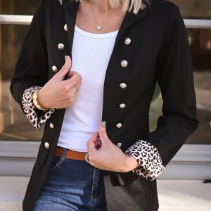 Veste officier noire