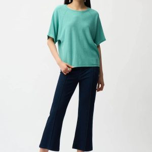 Denim évasé raccourci