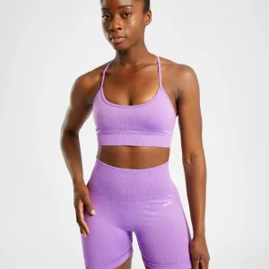 Empower Seamless Sports Bra - Violet Marl