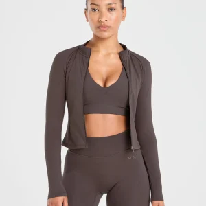 Staple Zip Jacket - Coffee Brun