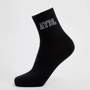Varsity Crew Socks - Noir