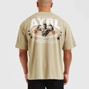Wesley Vissers X Beyond Limits Oversized T Shirt - Deep Beige