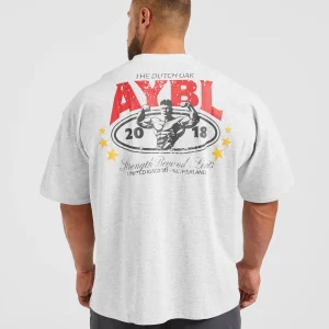 Wesley Vissers X Beyond Limits Oversized T Shirt - Gris Marl