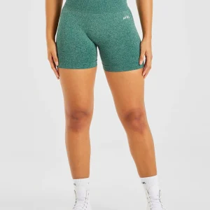Empower Seamless Shorts - Forest Vert Marl