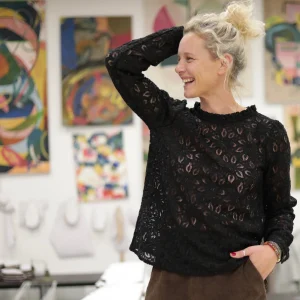 Blouse  Fantine - Dentelle noire