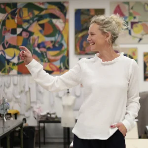 Blouse  Fantine - Double gaze de coton blanc cassé