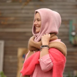 Cagoule Danaé - Rose boisé