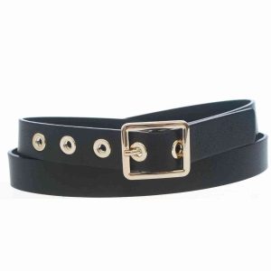 Ceinture oeillets en or
