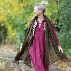 Écharpe Léonie chocolat