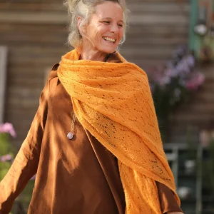 Écharpe Léonie moutarde