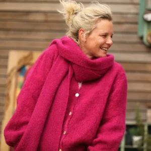 Echarpe Véra - Framboise