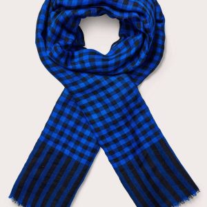 Foulard à carreaux