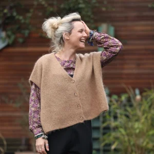 Gilet Benjamine camel