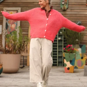 Gilet Sélène - Rose gourmand