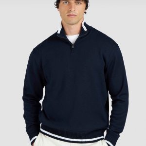 Chandail à demi-fermeture