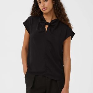 Blouse Danni fluide à col nœud