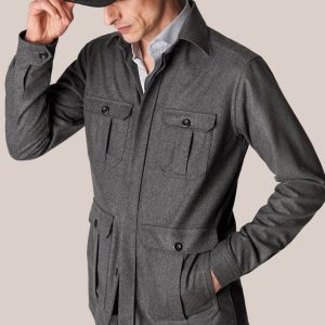 Surchemise en laine cachemire