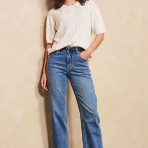 Jean à coupe droite